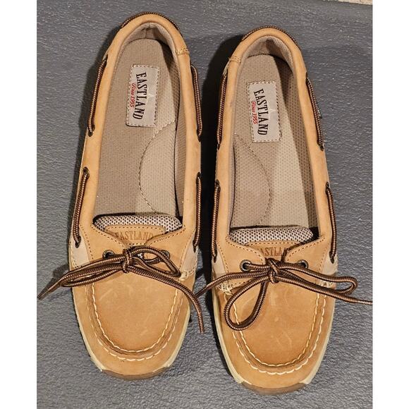 Eastland Women's Sunrise Boat Shoe Slip On Cushioned Loafer, Sz 8.5 - Picture 3 of 7